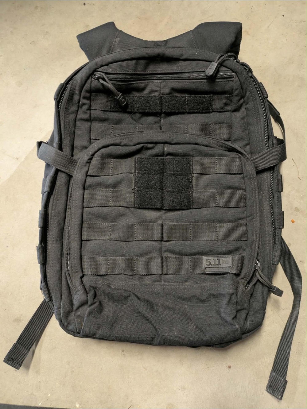 5.11 Tactical Black Backpack - Rush 12 24L